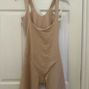 Beige Sleeveless Bodysuit
